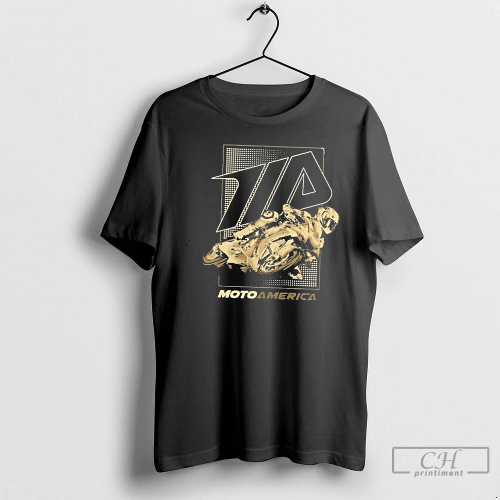 Classic Halftone Motoamerica T Shirts