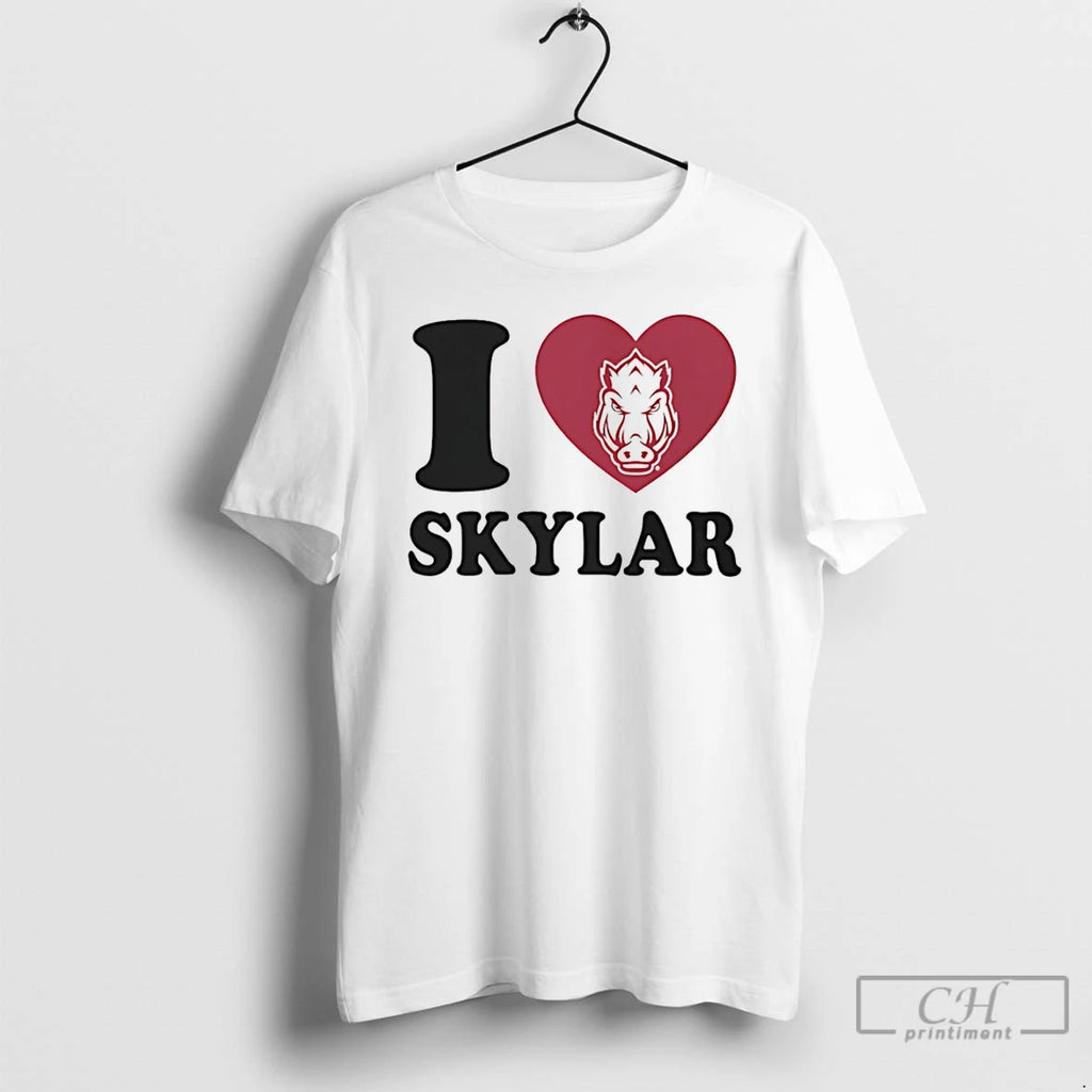 Classic I Love Skylar Ellison Arkansas Razorbacks