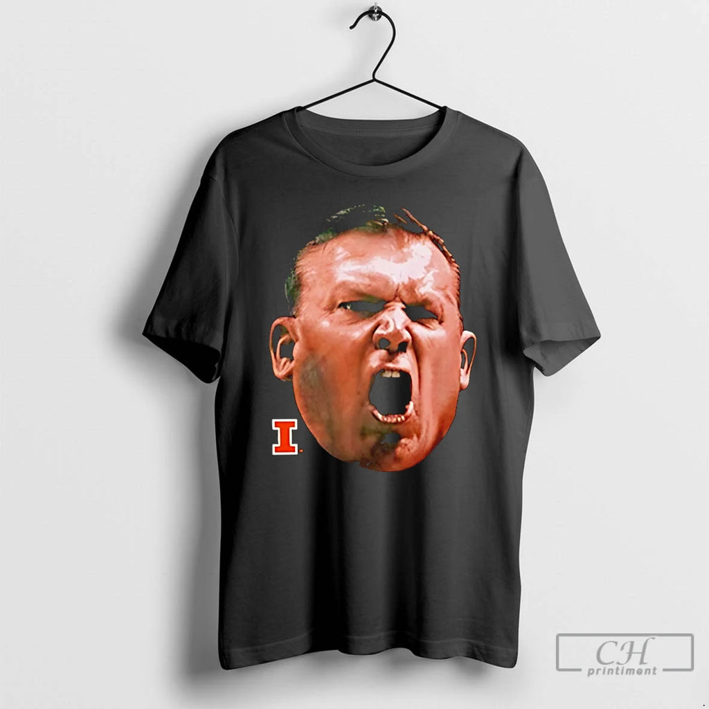 Classic Illinois Coach Bret Bielema Big Face