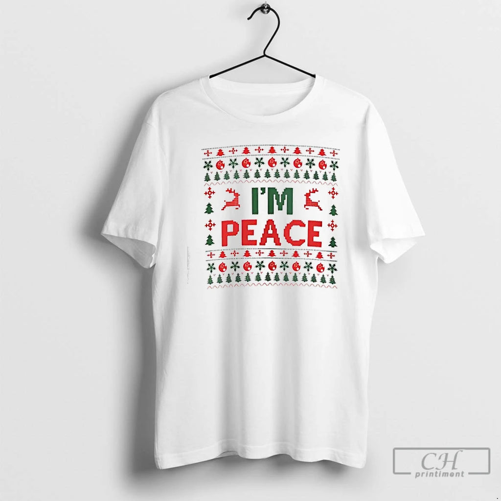 Classic Im Peace Ugly Christmas