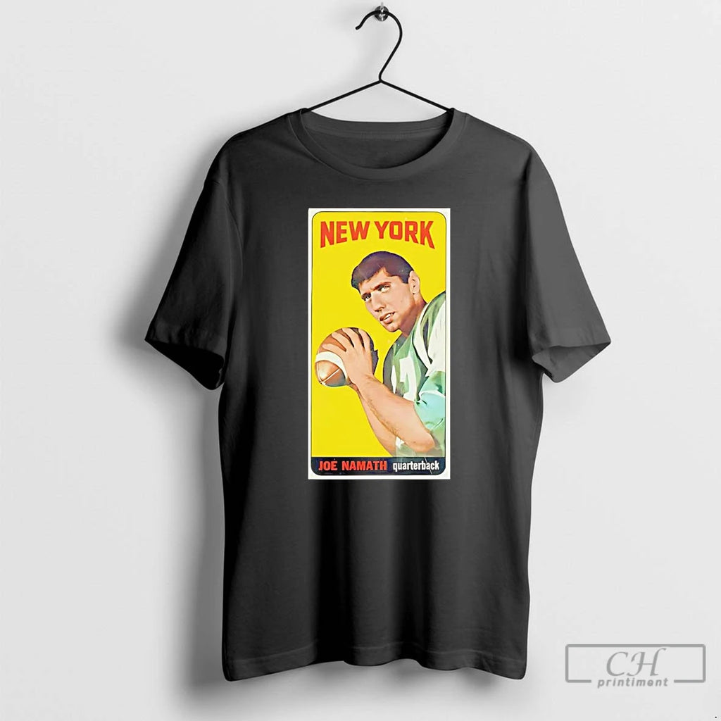 Classic Joe Namath Quarterback New York Jets T Shirts