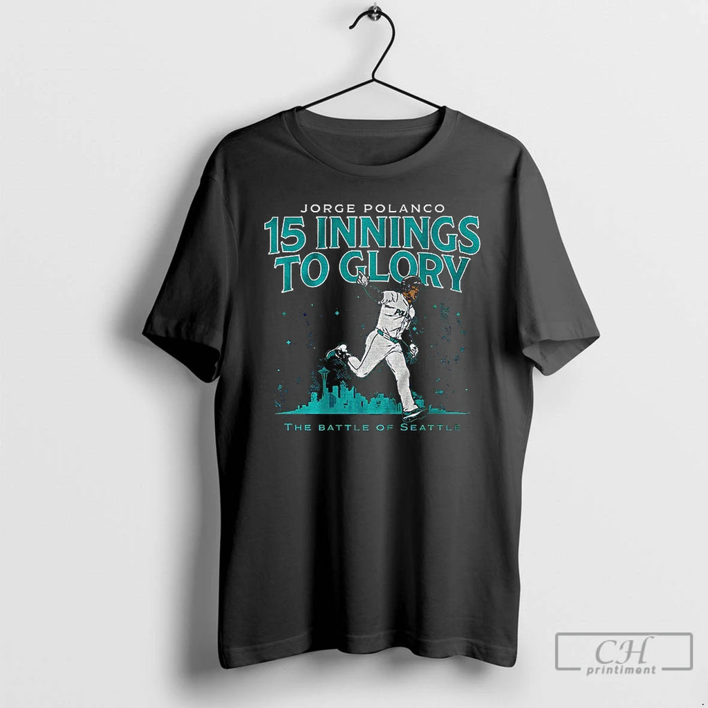 Classic Jorge Polanco Seattle Mariners Mlb Baseball 15 Innings To Glory The Battle Of Seattle