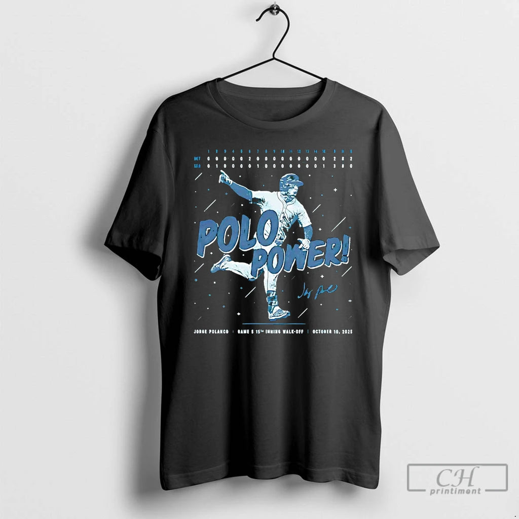 Classic Jorge Polanco Polo Power 15th Inning T Shirts