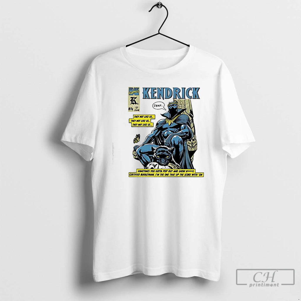 Classic Kendrick Lamar Black Panther They Not Like Us Graphic