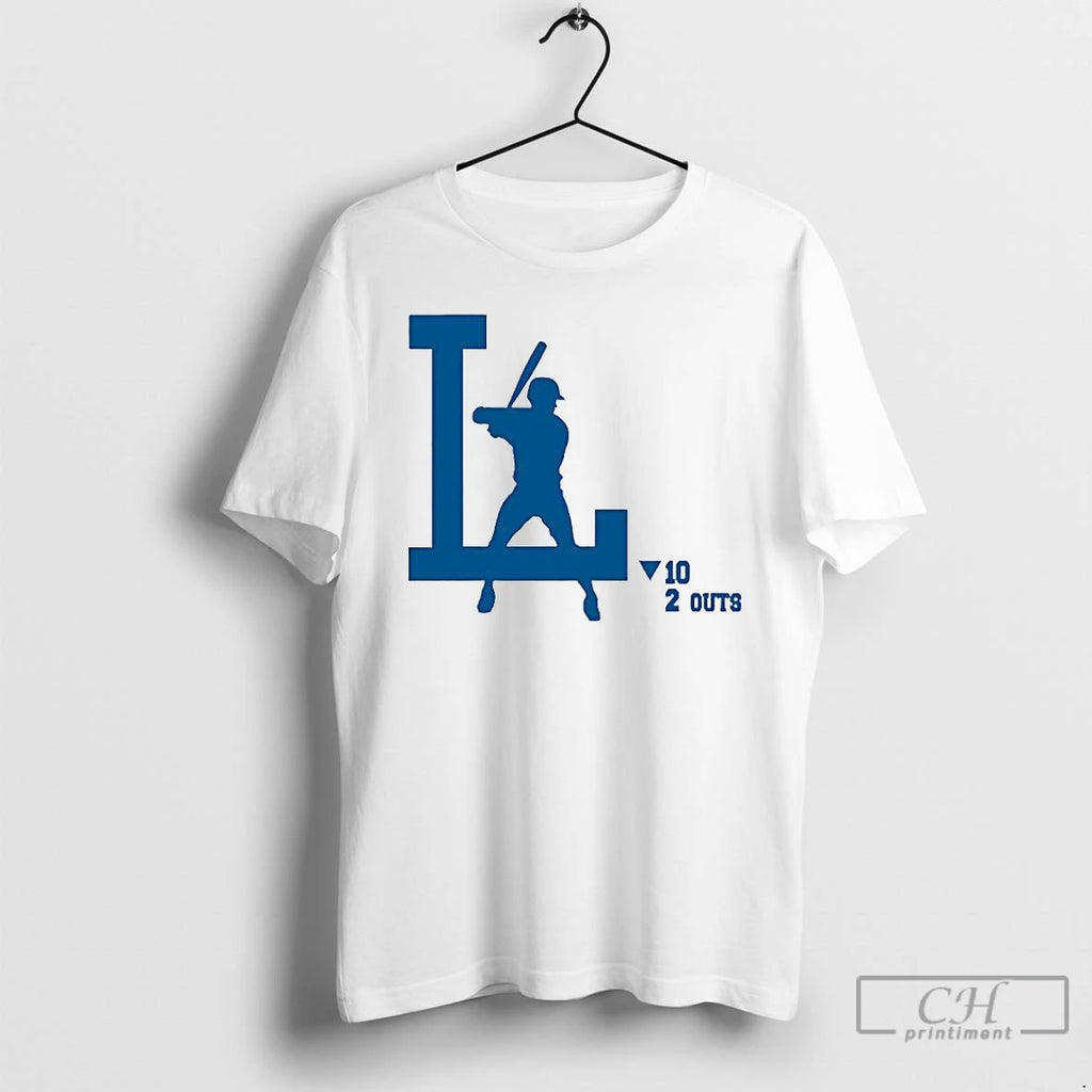 Classic La Baseball 10 2 Outs T Shirts