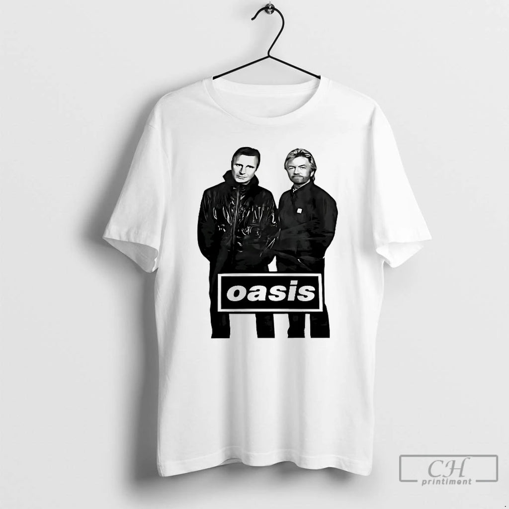 Classic Liam Neeson And Noel Edmonds Oasis