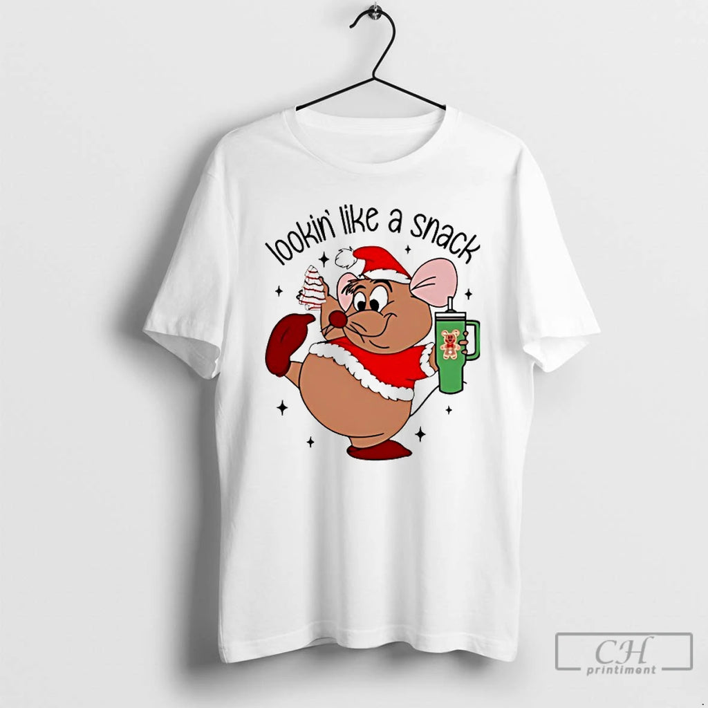 Classic Looking Like A Snack Christmas Cartoon Mouse