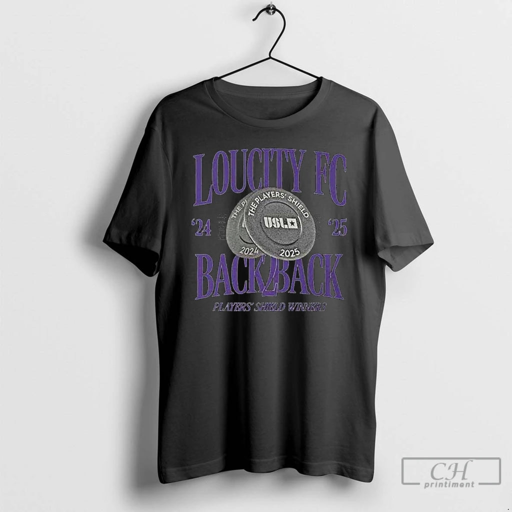 Classic Loucity Fc 2024 2025 Back 2 Back Players Shield Winners Long Sleve T Shirts