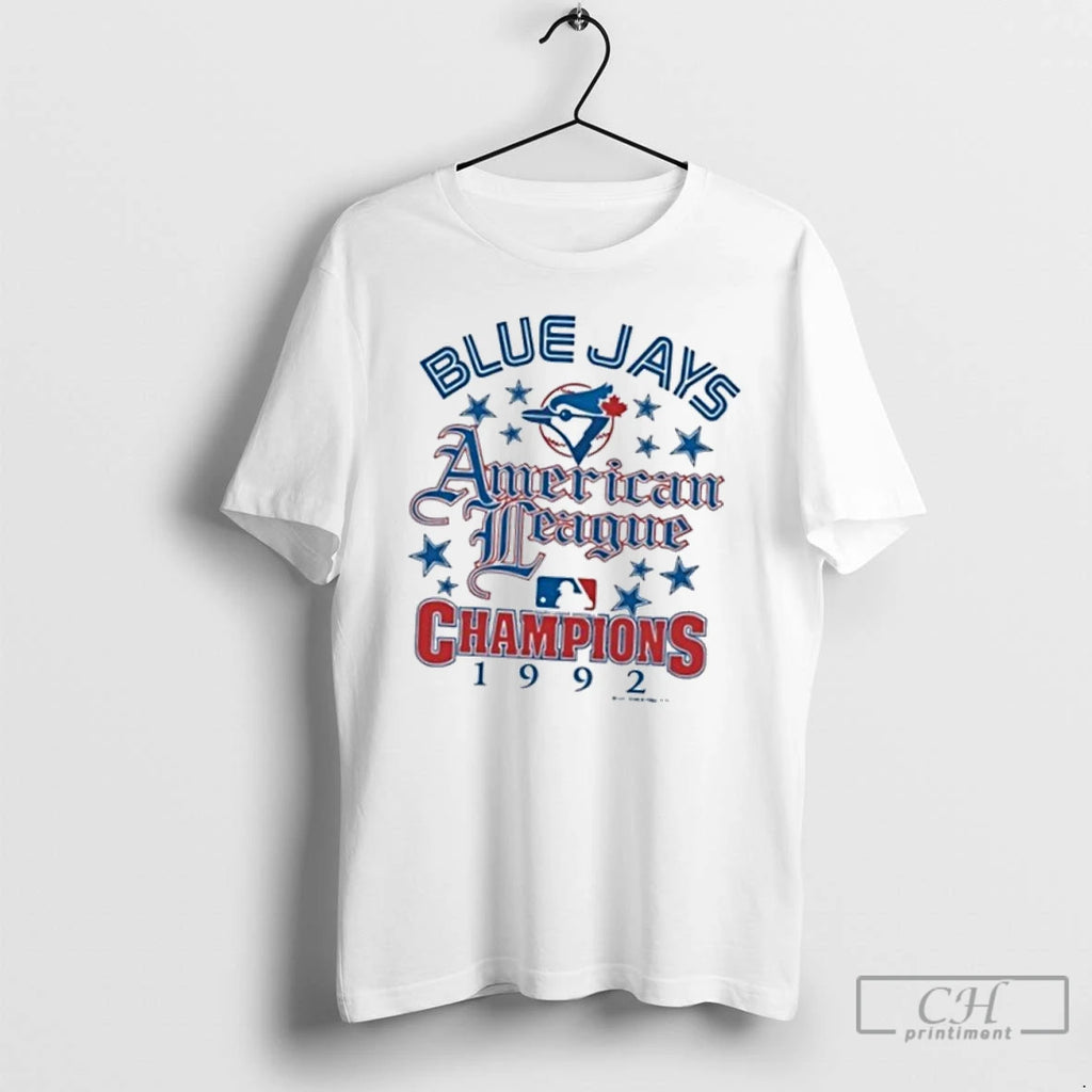 Classic Mlb Toronto Blue Jays 1992 American League Champions T Shirts