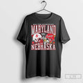 Classic Maryland Vs Nebraska 2025 Gameday Matchup Helmet T Shirts