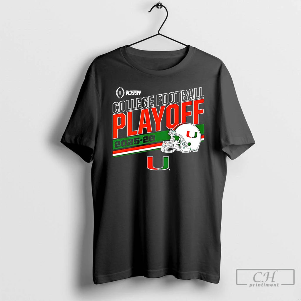 Classic Miami Football 2025 26 Cfp Stripe