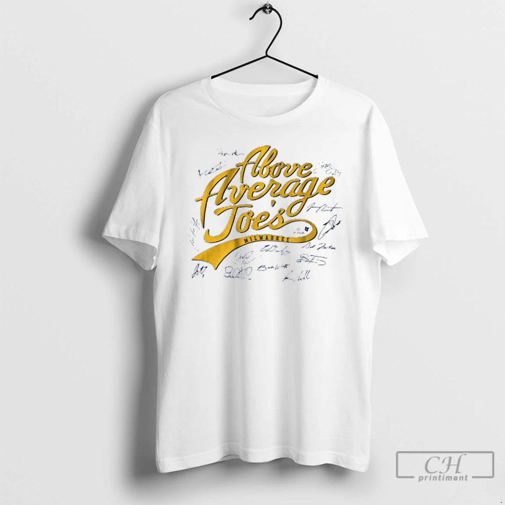 Classic Milwaukee Baseball The Above Average Joes T Shirts