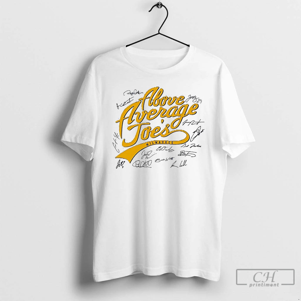 Classic Milwaukee Brewers Above Average Joes T Shirts