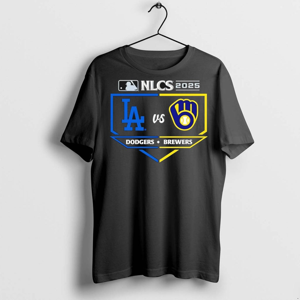 Classic Milwaukee Brewers Vs Los Angeles Dodgers 2025 Nlcs Matchup T Shirts