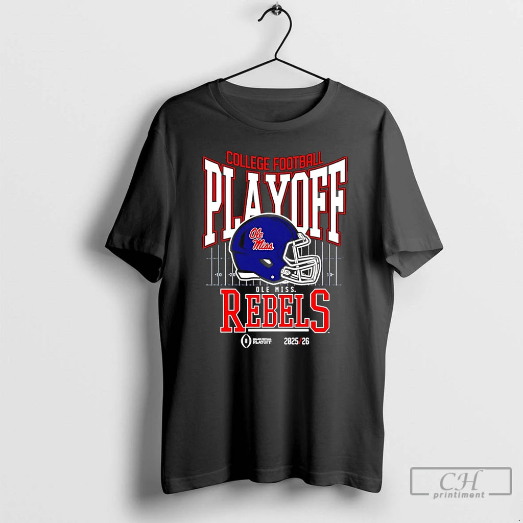 Classic Miss Ole Rebels College Football Playoff Bound 2025 26 Helmet