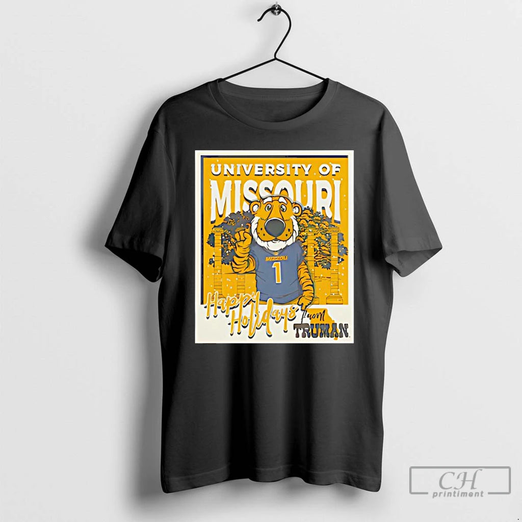 Classic Missouri Tigers Snowy Polaroid