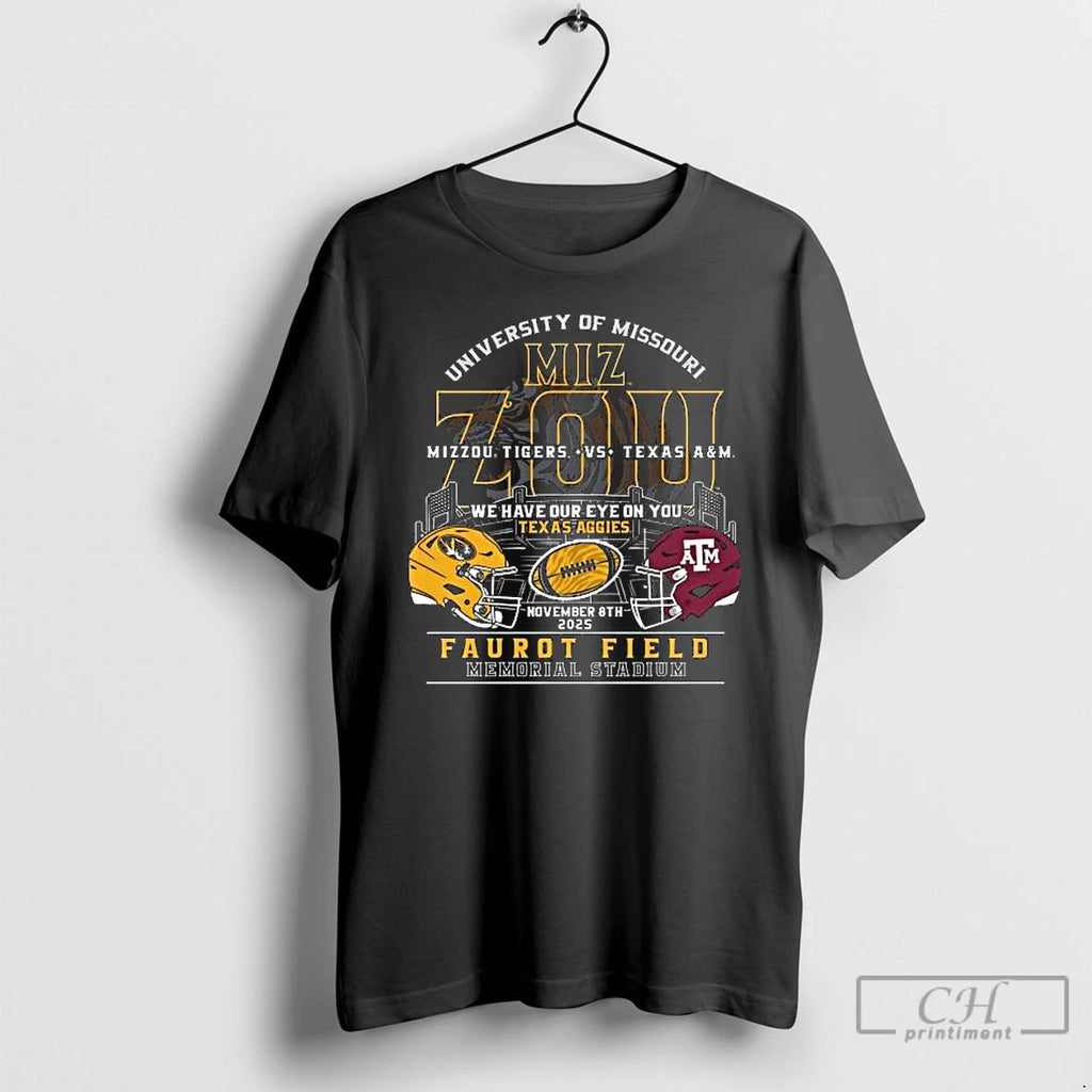 Classic Mizzou Tigers Vs Texas Am We Have Our Eye On You Texas Aggies Game