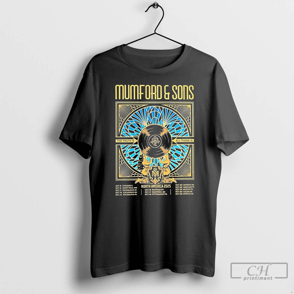 Classic Mumford Sons North America 2025 T Shirts