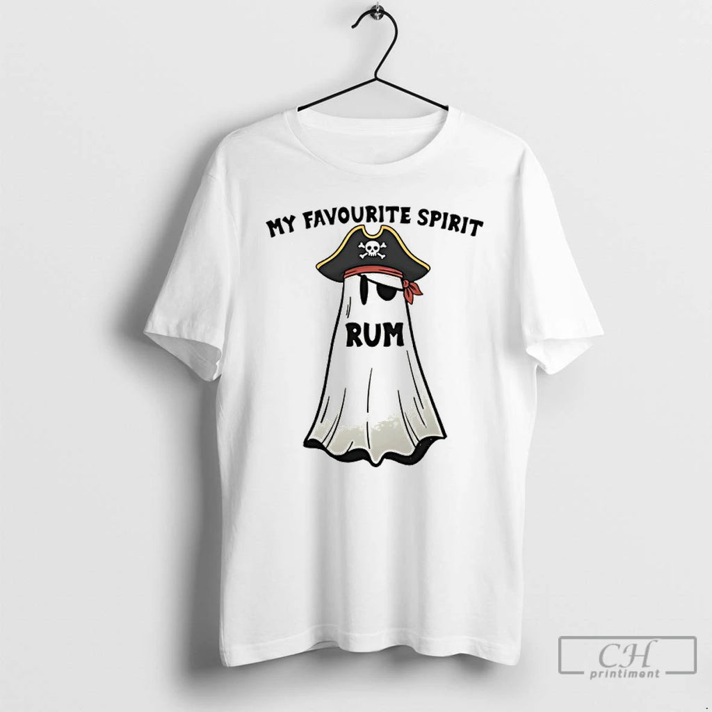 Classic My Favourite Spirit Rum Pirates Ghost T Shirts
