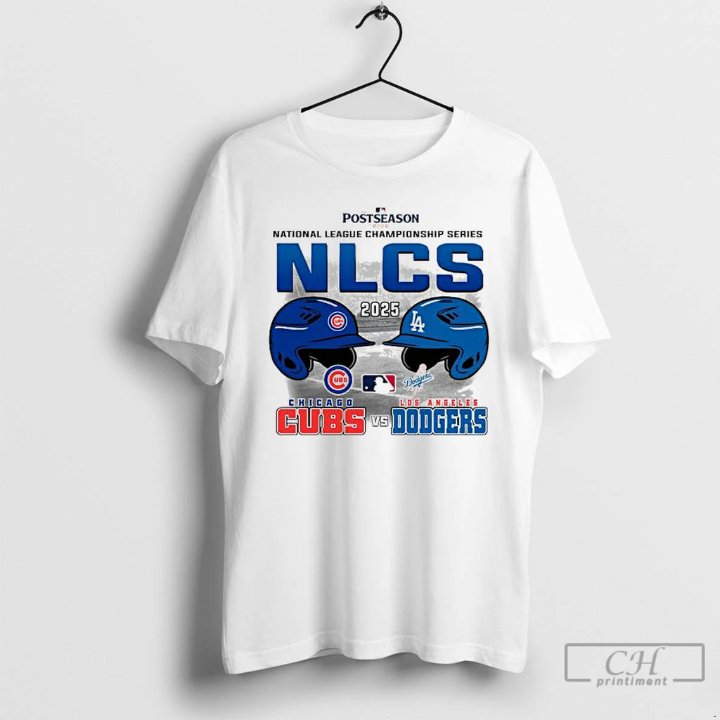 Classic Nlcs 2025 Los Angeles Dodgers Vs Chicago Cubs Matchup T Shirts