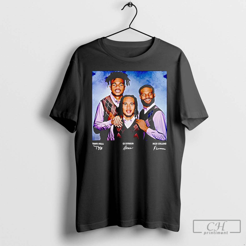 Classic Nico Collins Cj Stroud Tank Dell Step Brothers Houston Texans