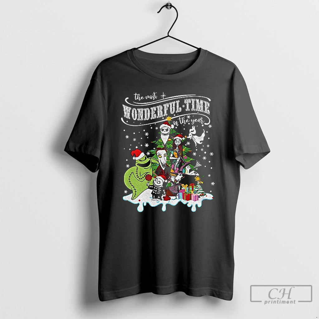 Classic Nightmare Before Santa Hat The Most Wonderful Time Of The Year Merry Christmas