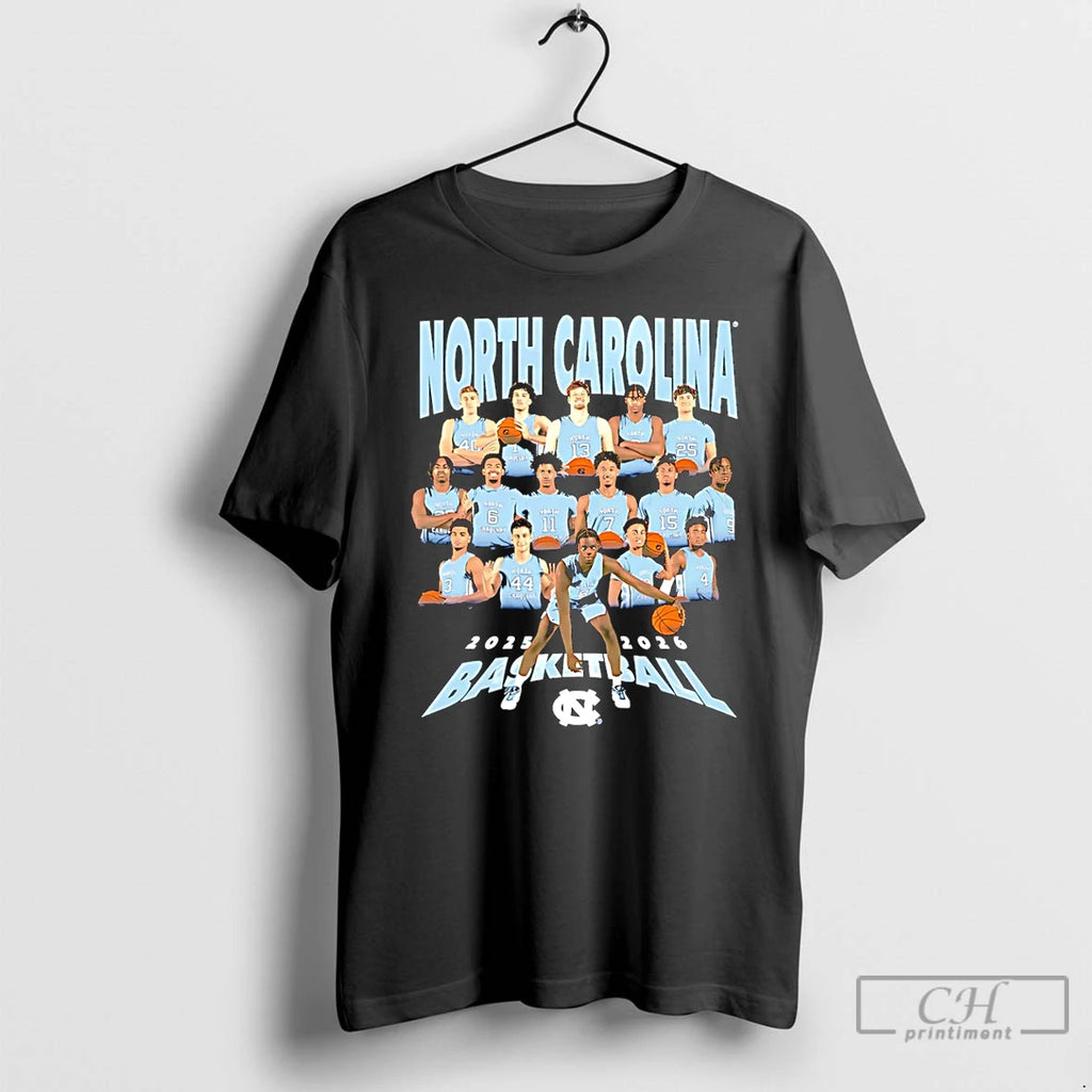Classic North Carolina Basketball Unc Mbb 2025 2026 Graphic