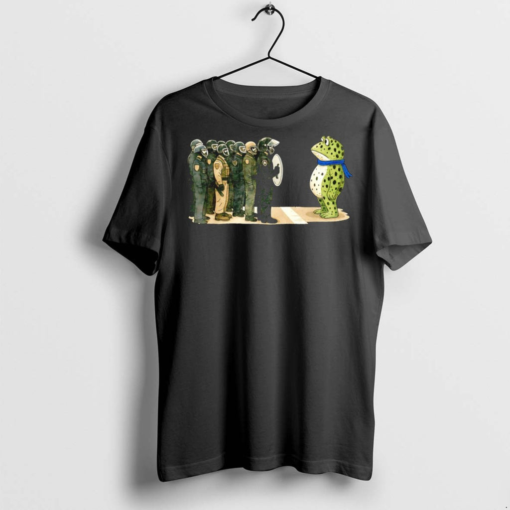 Classic Portland Frog Protest Anti Ice T Shirts