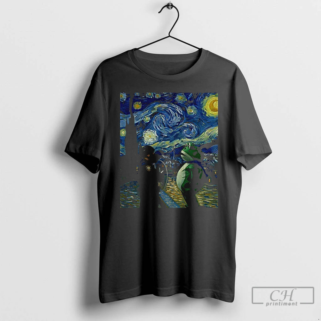 Classic Portland Frog Rage Against The Machine The Starry Night Vintage T Shirts