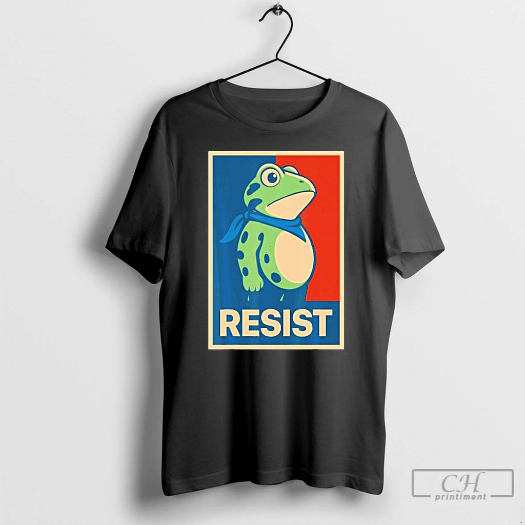 Classic Portland Frog Resist Hope T Shirts