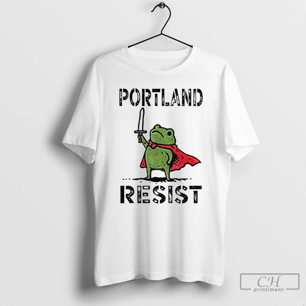 Classic Portland Frog Resist Political 2025 T Shirts