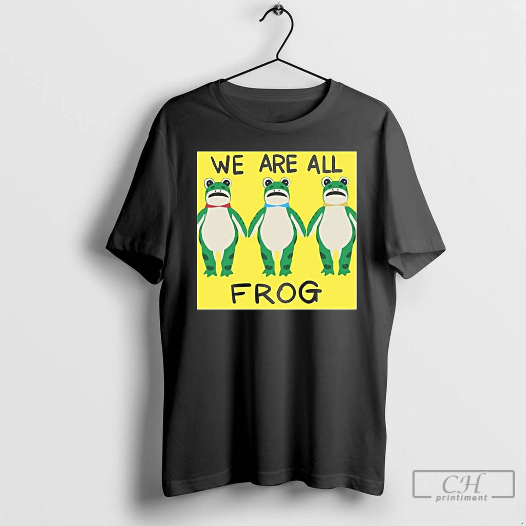 Classic Portland Frog We Are All Frog Long Sleve T Shirts