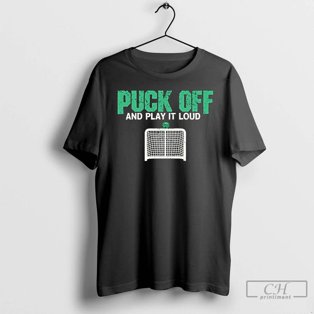 Classic Puck Off And Play It Loud Ornaments T Shirts