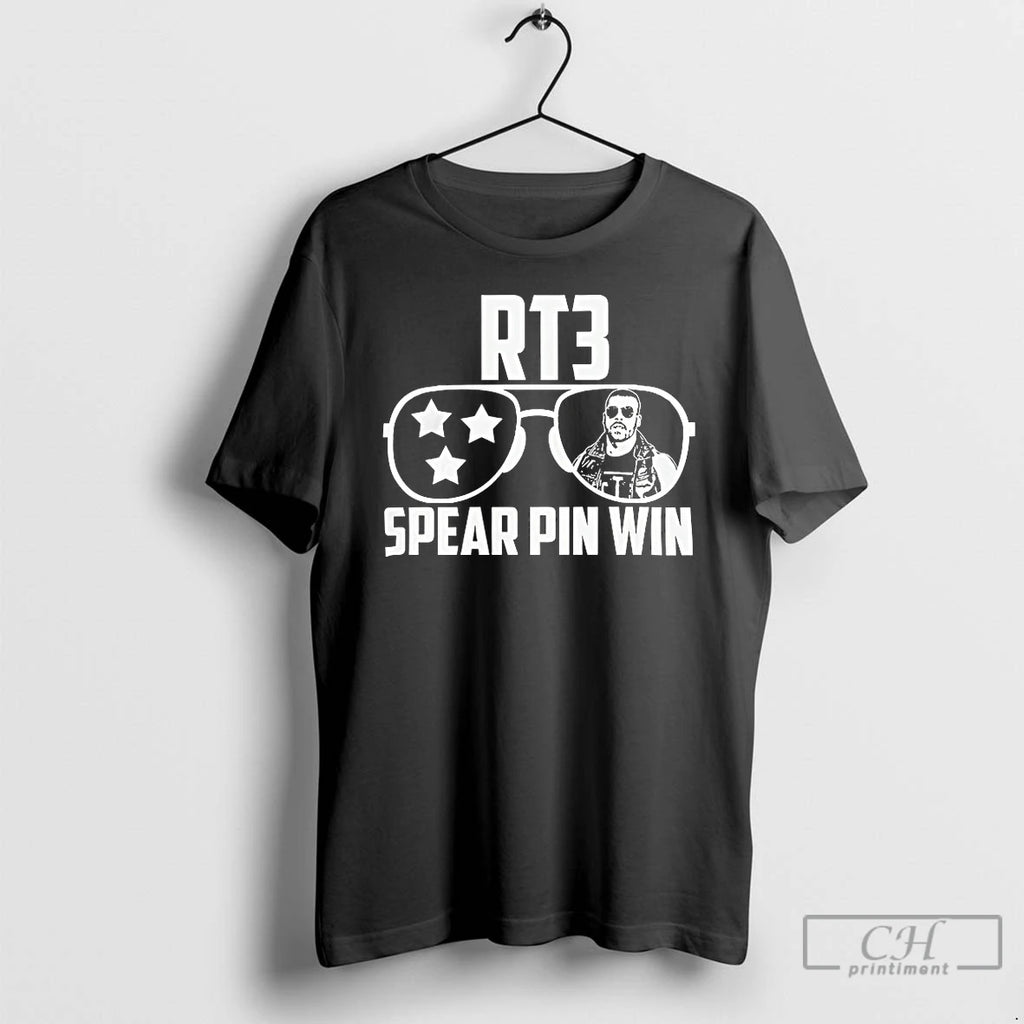 Classic Rt3 Macho Man Spear Pin Win T Shirts
