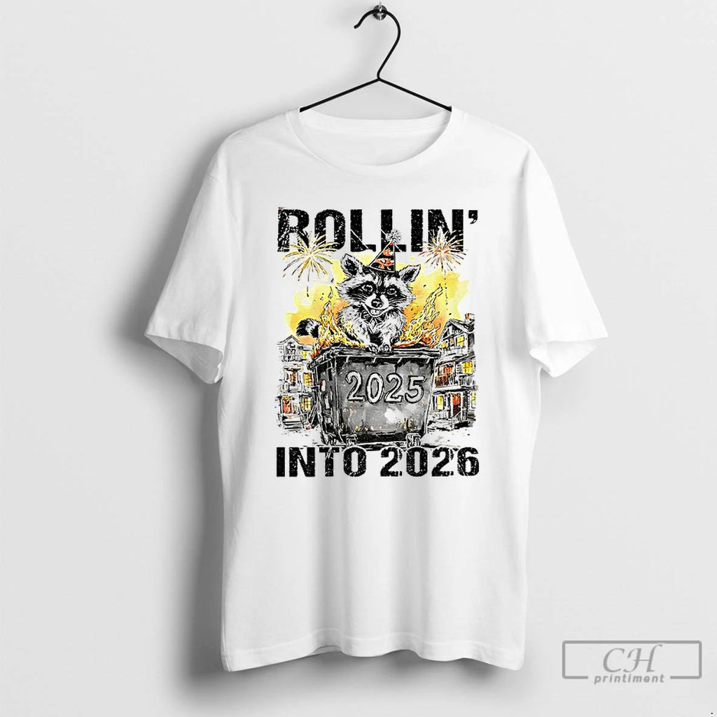 Classic Raccoon Feral Girl Rollin Into 2026