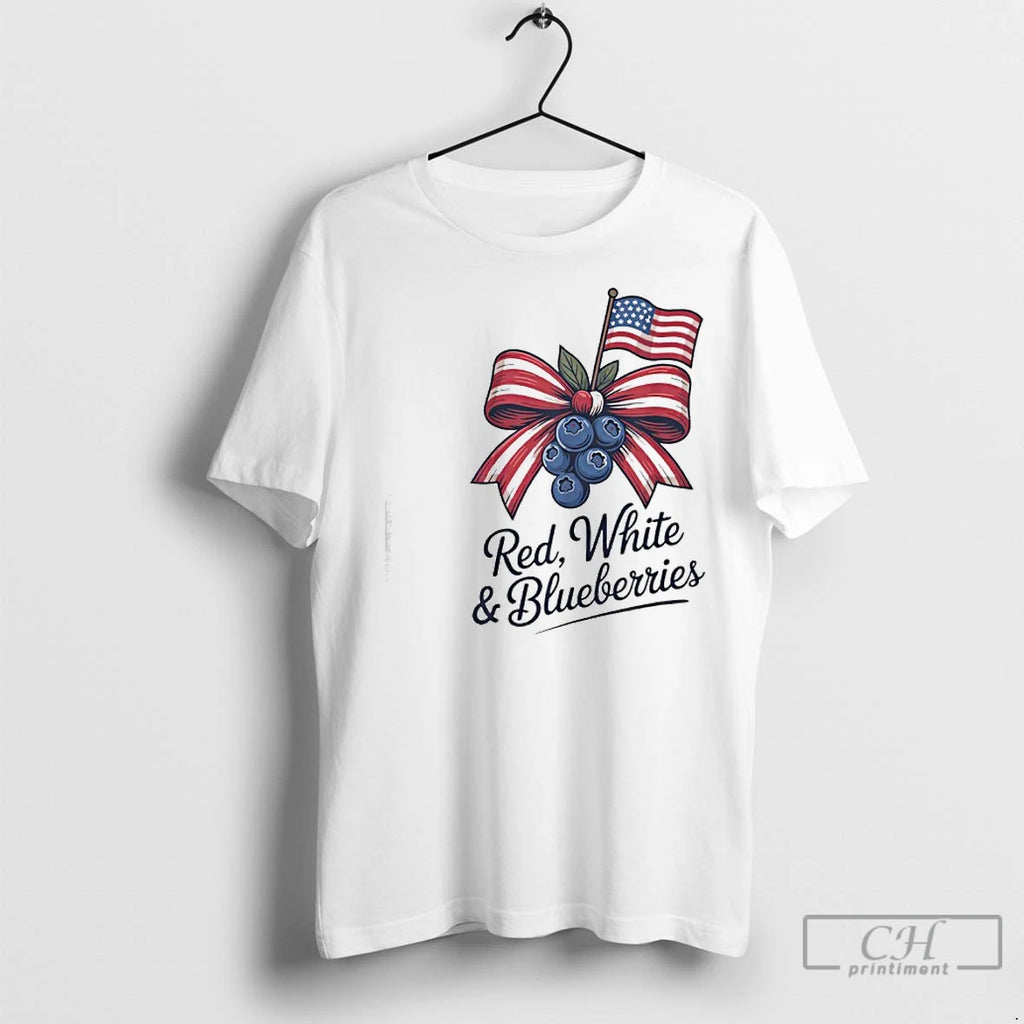 Classic Red White And Blueberries