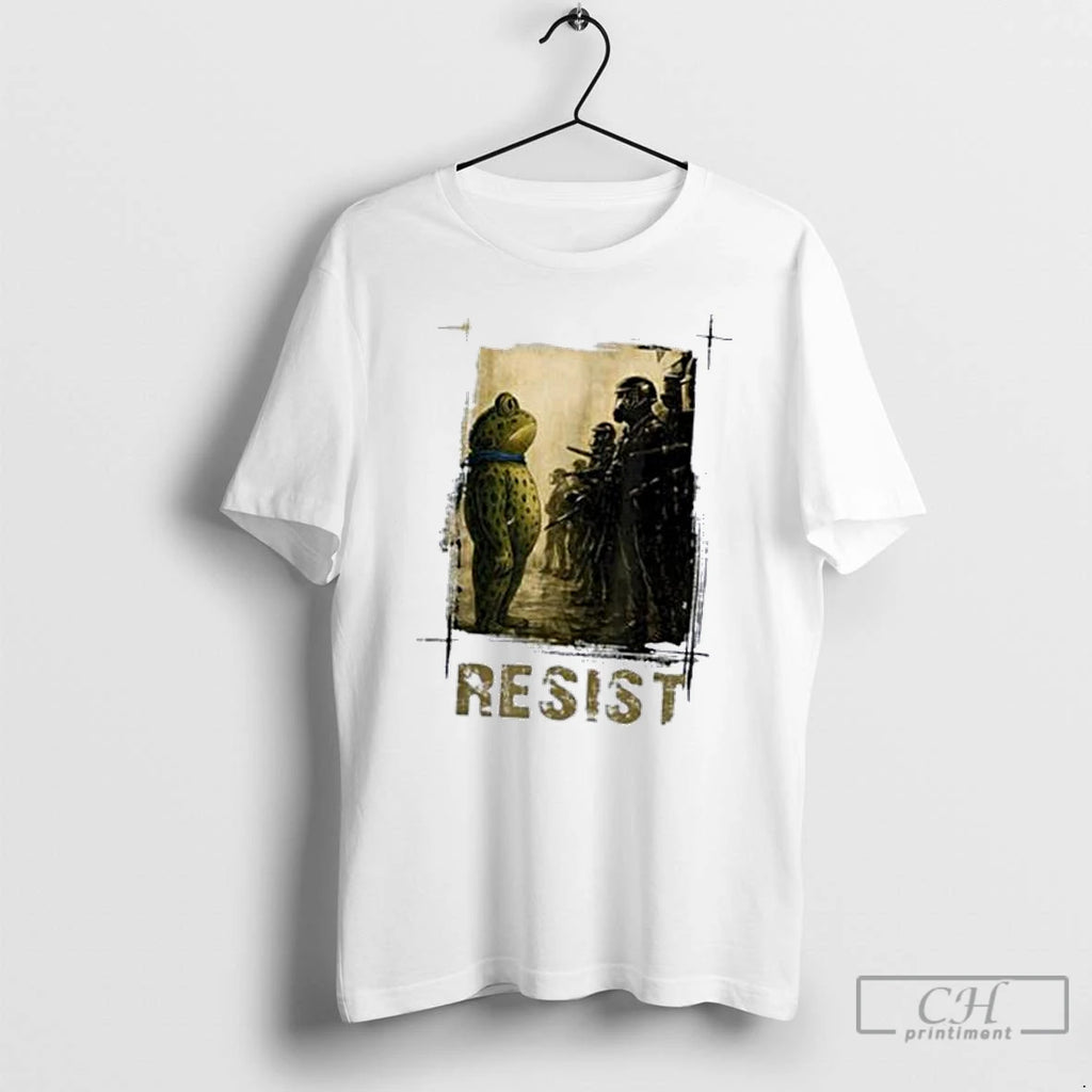 Classic Resist Frog Vs Police Powerful Protest Portland Frog 2025 T Shirts