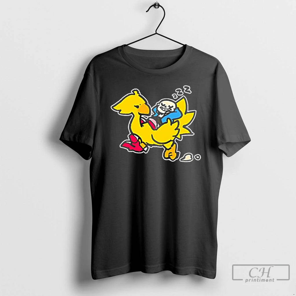 Classic Sans And Chocobo