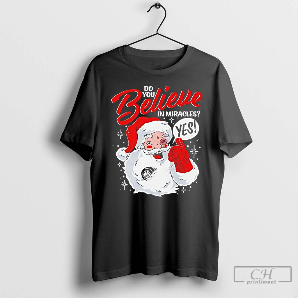 Classic Santa Claus Do You Believe In Miracles Yes Christmas