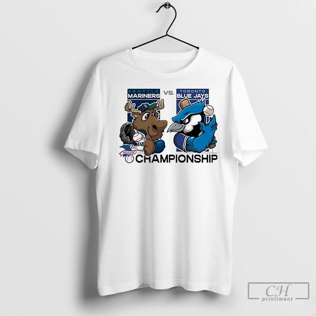 Classic Seattle Mariners Vs Toronto Blue Jays 2025 Mlb League Championship Series Mascot