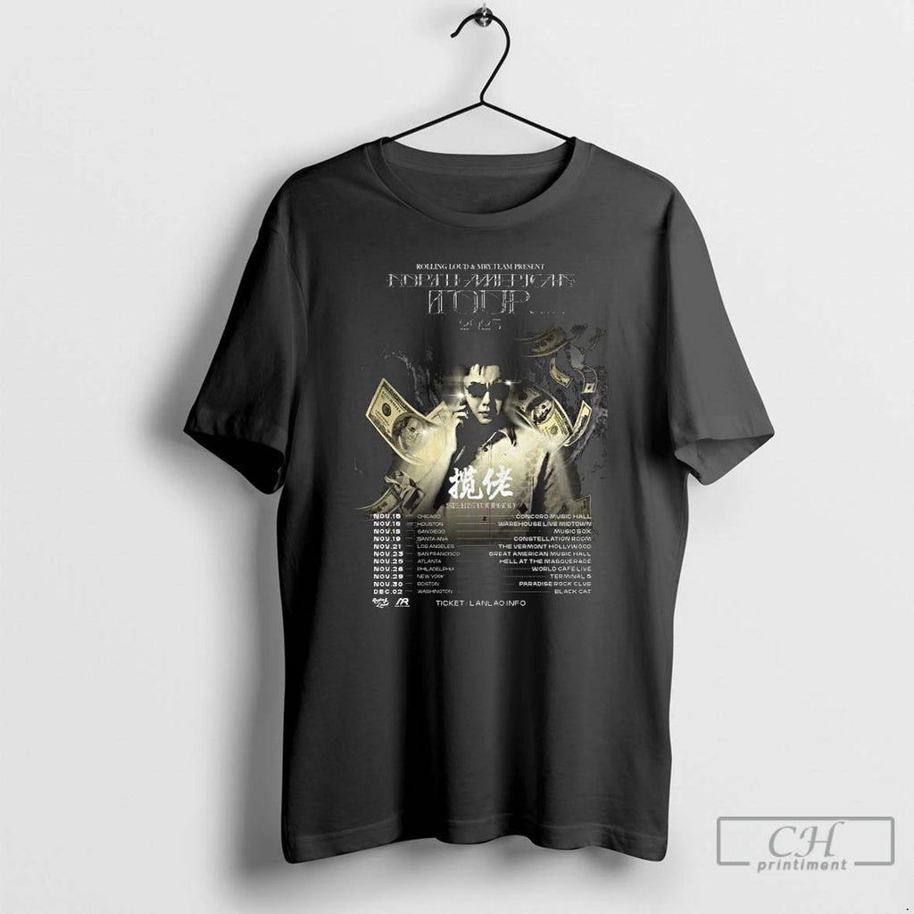 Classic Skai Isyourgod North America Tour 2025 Long Sleve T Shirts