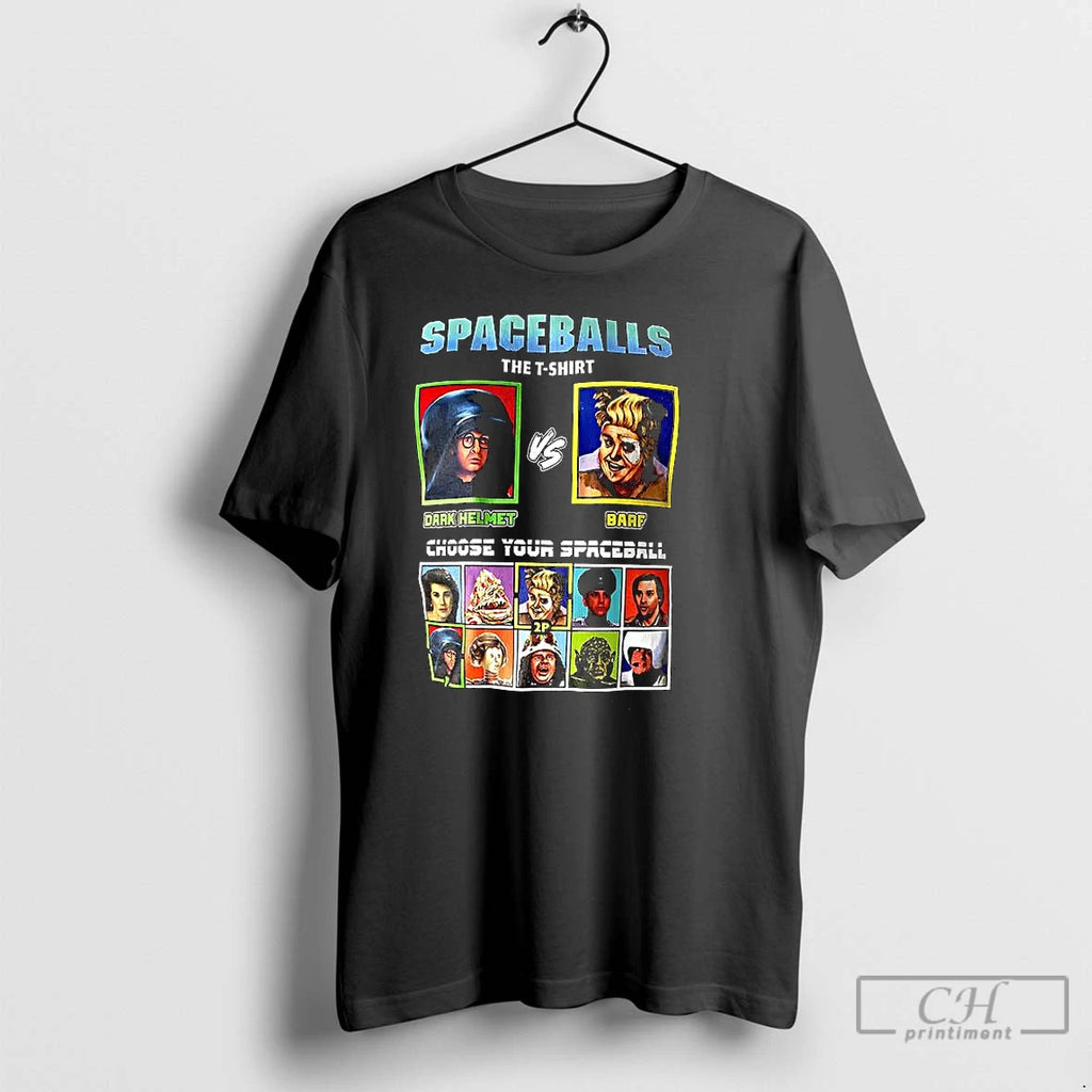 Classic Spaceballs Dark Helmet Vs Barf T Shirts