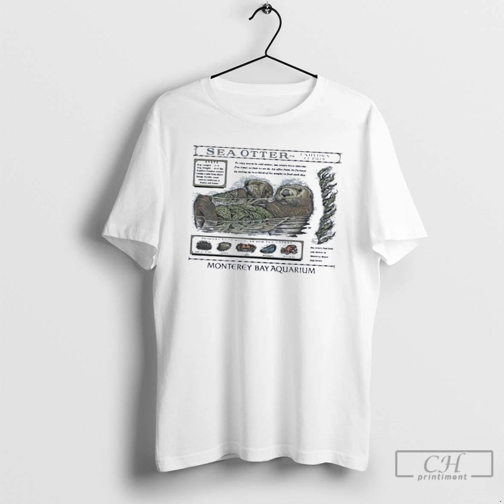 Classic Taylor Sea O Tter Emhydra Lutris Monterey Bay Aquarium Otter T Shirts