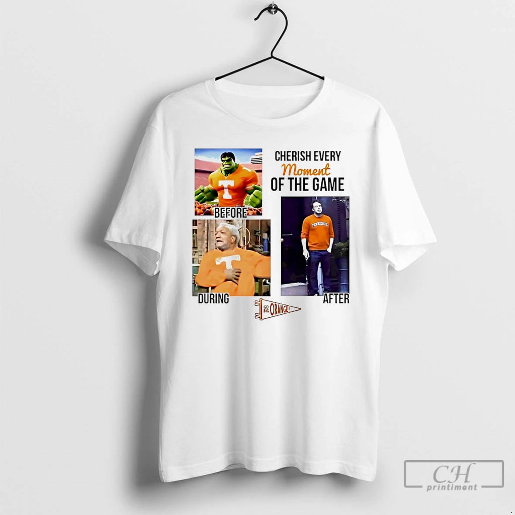 Classic Tennessee Vols Cherish Every Moment Of The Game T Shirts