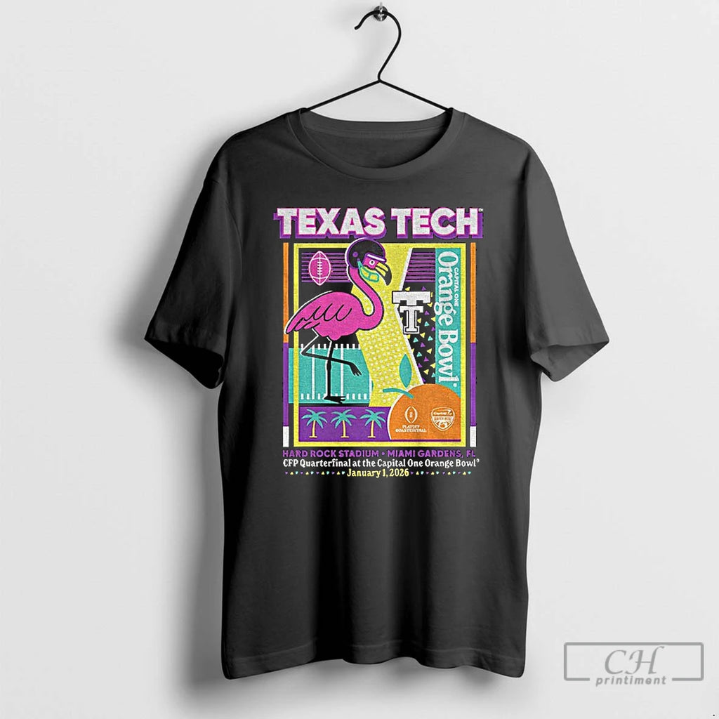 Classic Texas Tech Red Raiders Football 2025 Cfp Orange Bowl Hard Rock Stadium Miami Gardens