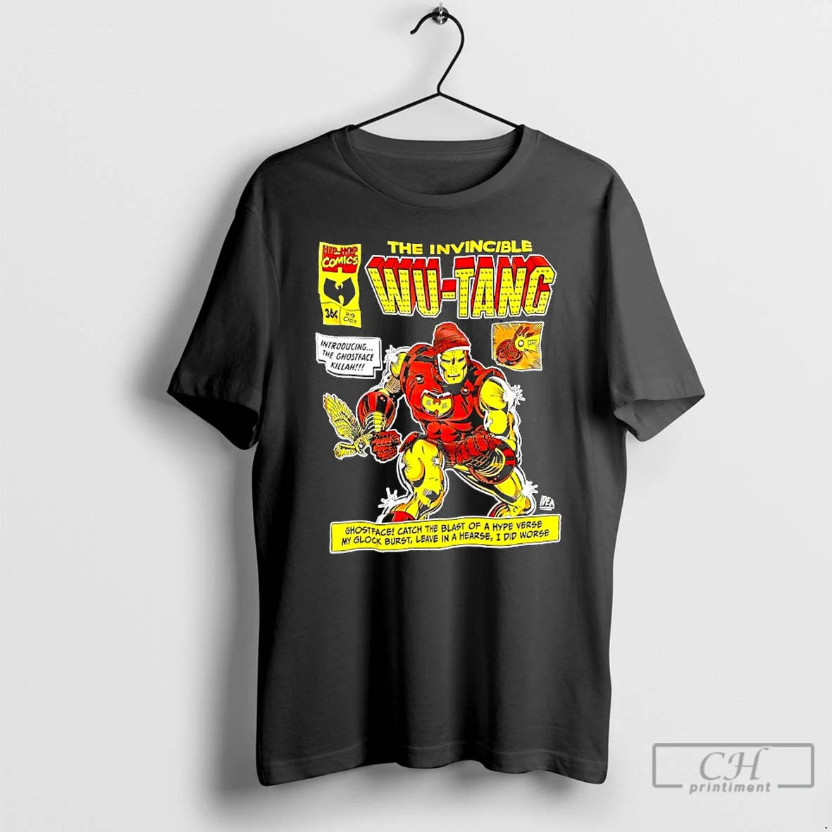 Classic The Invincible Wu Tang Ghostface Killah Iron Man Collab