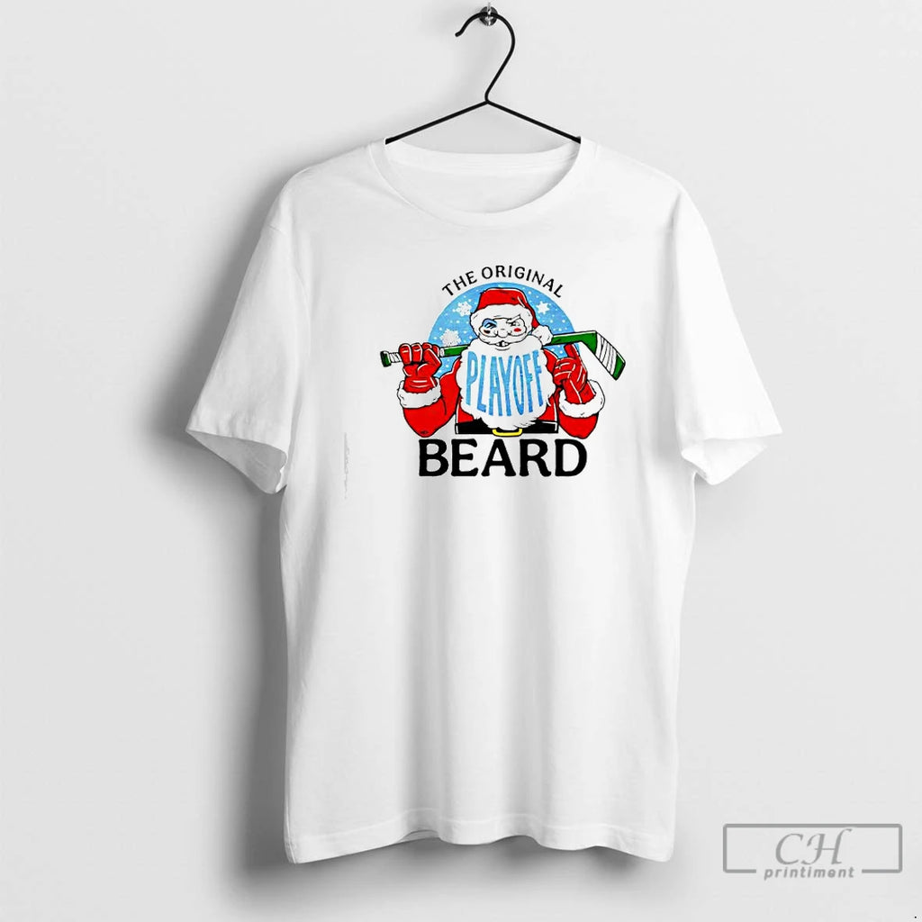 Classic The Playoff Beard Santa Claus Hockey