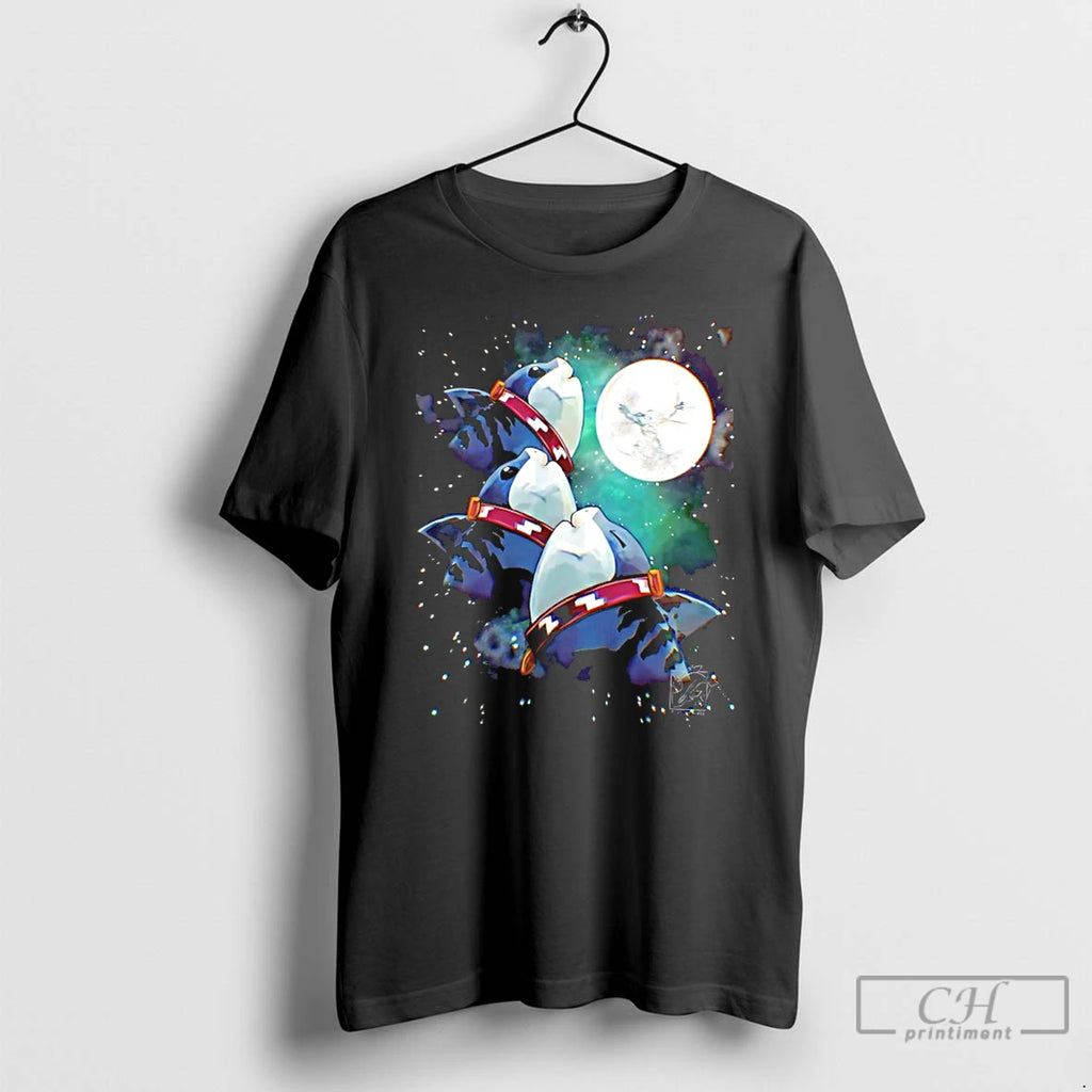 Classic The Mooooonnnnnnn Shark T Shirts