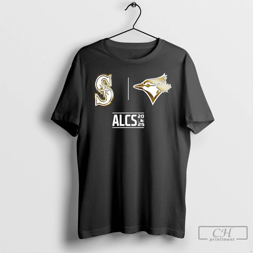 Classic Toronto Blue Jays Vs Seattle Mariners 2025 Alcs Game Logo T Shirts