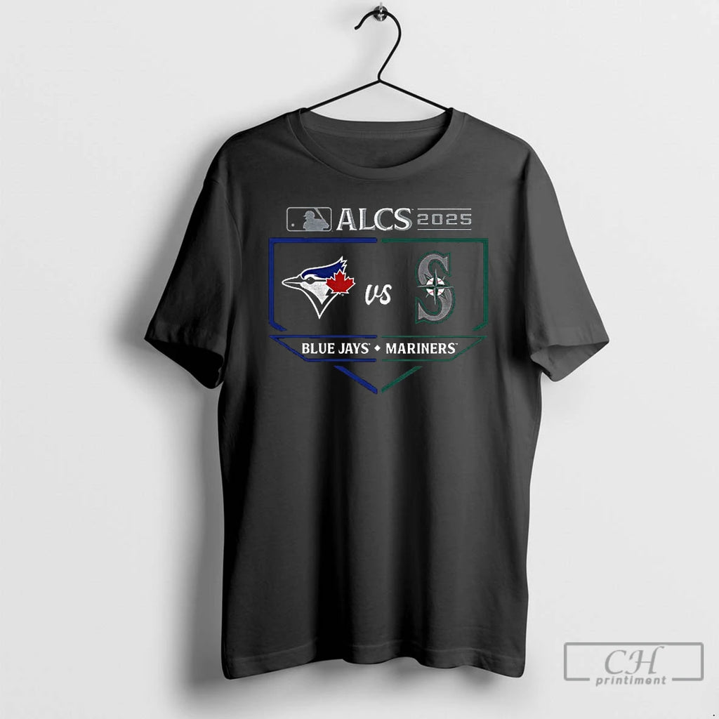 Classic Toronto Blue Jays Vs Seattle Mariners 2025 American League Championship Series Matchup T Shirts